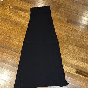 Elegant Black Maxi Skirt